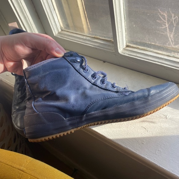 Blue leather Keds boots - Picture 3 of 3